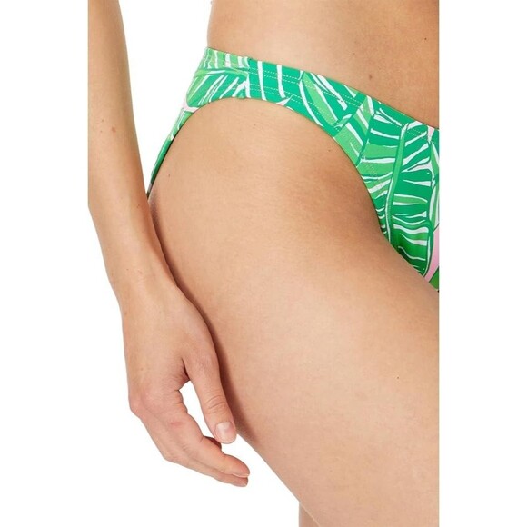 Lilly Pulitzer Swim Suit Pico Bikini Bottom High Cut SZ 12 Lets Go Bananas New - Picture 7 of 7